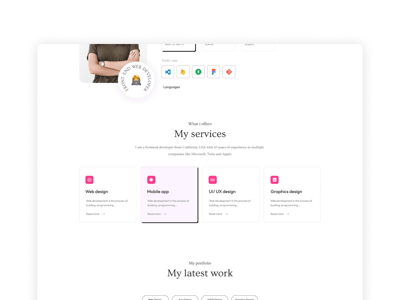 Eliana - React JS Portfolio Template