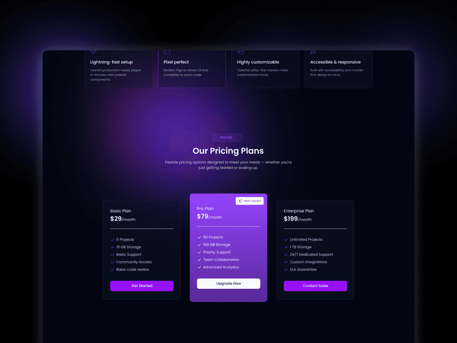 Landing - SaaS App Template