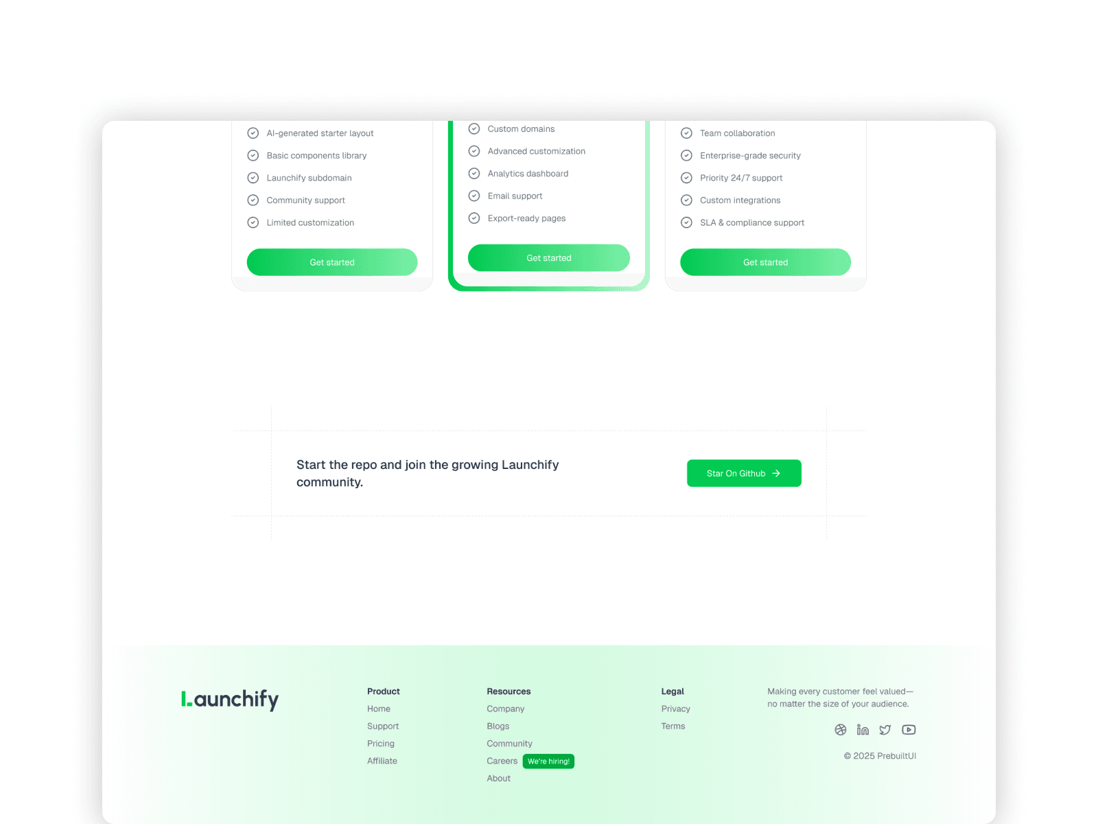 Launchify - AI SaaS Website Template