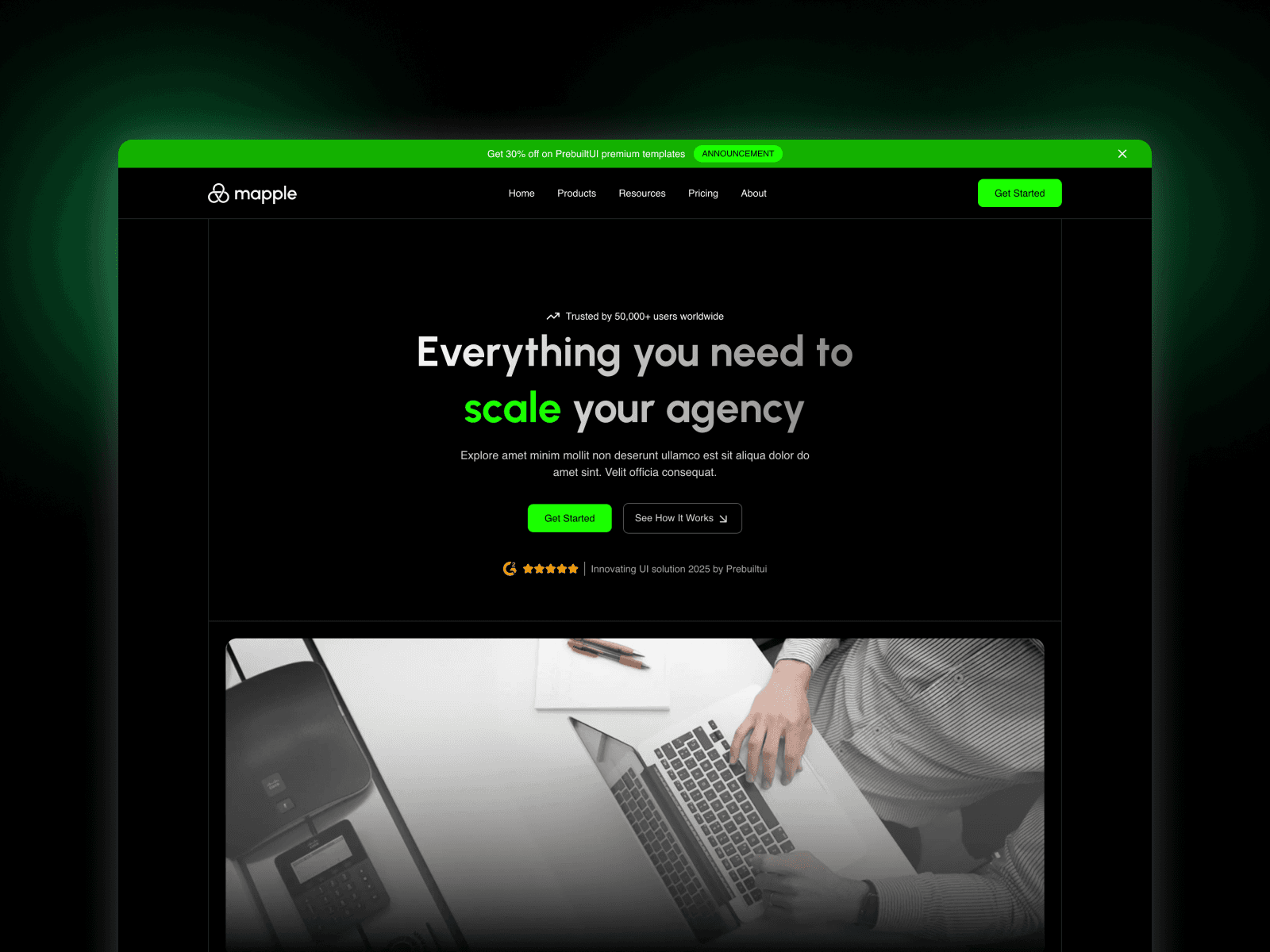 Mapple - React js Template for Agency