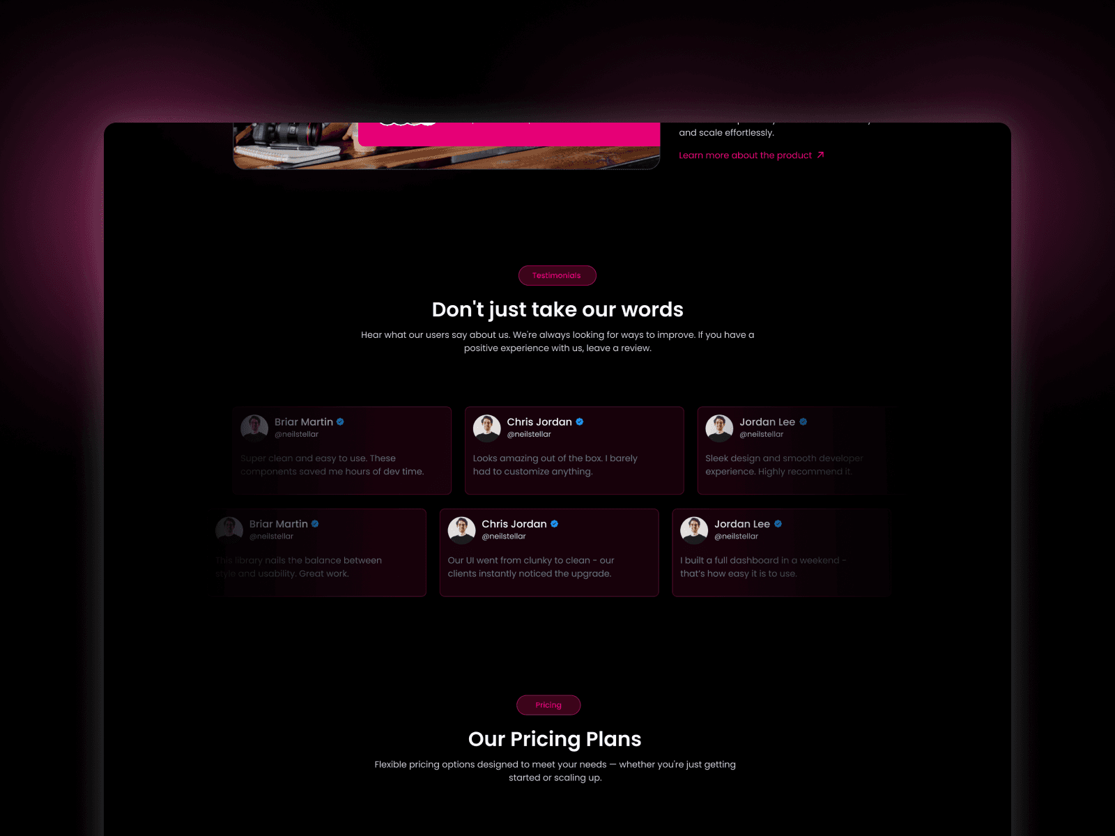 Pixels - Animated SaaS App Template