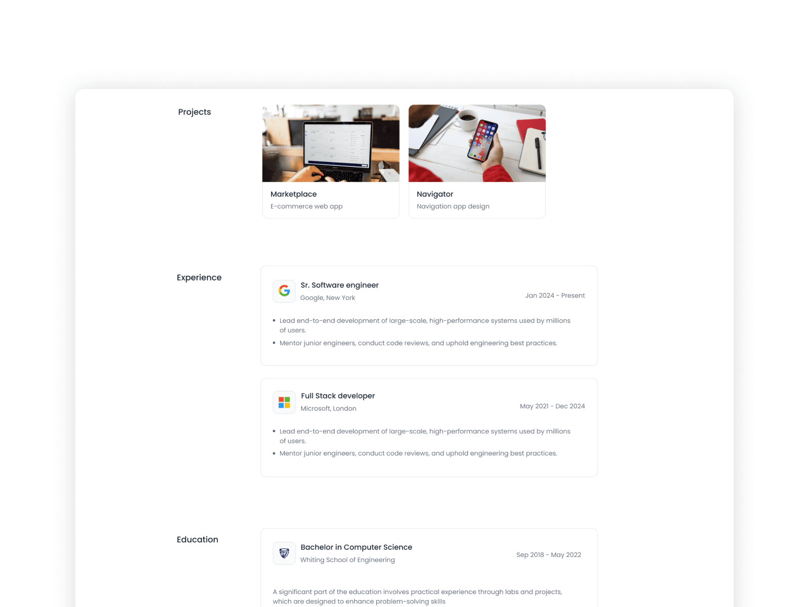 Ryan - Next JS Portfolio Template